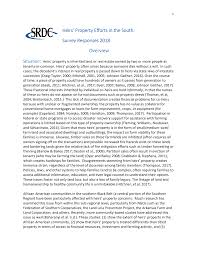 Heirs' Property Efforts in the South: Survey Responses 2018 Overview