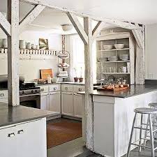 whitewashed kitchen beams design ideas