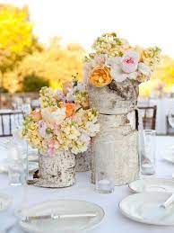 9 Tumblr Rustic Wedding Bouquet Wedding Decorations Birch Vase