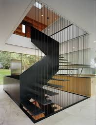Solid And Cables Modern Staircase Modern Stairs Stairs Design