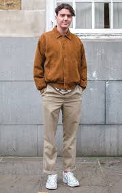 Stu Beige Clothing Orange Fashion Streetfashion Brown Male Standing Snapshot Mens Street Style Men S Street Style Photography Mens Fashion Inspiration