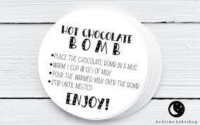 Printable Valentine S Day Hot Chocolate Bomb Instructions Etsy Chocolate Bomb Hot Chocolate Winter Cookie
