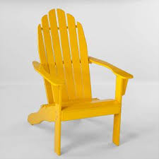 Spectra Yellow Classic Adirondack Chair World Market Also Available In Green And With A Footstool 1 Yellow Adirondack Chairs Yellow Chair Adirondack Chair