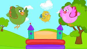Download this premium vector about cute astronaut super hero flying cartoon vector icon illustration. Baby Birds First Flying Cartoon About Birds Family Youtube