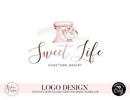 Baking Logo Design Cake Logo Logo Design Logo Premade Logo Logo Template Baking Pastry Sweets Chef Baker Baking Logo Design Baking Logo Logo Design