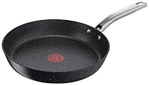 Amazon Com Tefal Titanium Excel Frying Pan Black Stone Effect 24 Cm Home Kitchen
