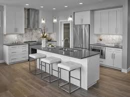 Photos New Homes In Edmonton Alberta Kimberley Homes White Modern Kitchen White Kitchen Design Kitchen Remodel Countertops