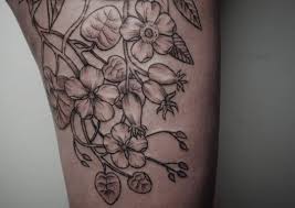 Rose tattoos, however, come in a wide variety of patterns, colors, and combinations, and the meaning behind each different type of tattoo might vary with its design. Alex Cfourpo Details Of The Wild Roses And Watercress Tattoo