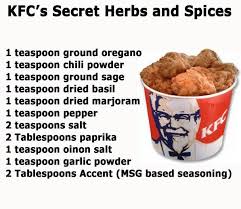Kfc Secret Herbs And Spices Kfc Chicken Recipe Spice Recipes Homemade Spices