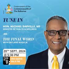 Office of The Prime Minister The Bahamas على X: "Tune in to The Final Word  tomorrow at 5:30 pm as Minister Dr. Michael Darville and host Ortland Bodie  Jr. discuss the Davis