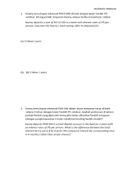 Kerana ini, akaun dengan faedah kompaun berkembang lebih cepat daripada yang. Perbezaan Faedah Mudah Dan Faedah Kompaun