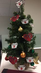Nurses Nursing Christmas Tree Mini Christmas Tree Diy Nursing School Office Christmas Decorations Christmas Door Decorating Contest Nurse Christmas