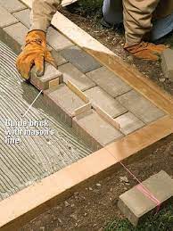 Pin By Fathinah On Piso Jardin Brick Patios Brick Paver Patio Patio Flooring
