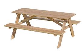 Diese sind nicht nur funktional und lassen sich einfach bewegen. Kinder Picknicktisch Tisch Mit Bank Aus Larchen Holz Unbehandelt Spielturm Aus Holz Fur Den Garten Kaufen