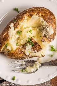 I might try boiling some potatoes later if i do okay on i am guessing here, the instructions ripped and this is my first time cooking potatoes. Oven Baked Potatoes Steakhouse Copycat Tastes Of Lizzy T