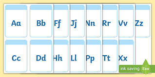 It never hurts to try. New Alphabet Flash Cards