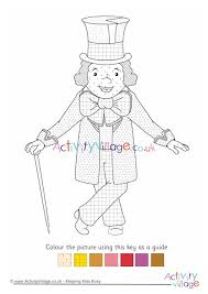 Willy wonka coloring page | free printable coloring pages. Willy Wonka Colour By Pattern