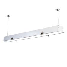 Commercial Office Workshop Lighting Led Linear Pendant Lights In White Finish Aluminum 36w 2500lm 7000k Cool White Light Not Dimmable Suitable For Garage Workbench Beautifulhalo Com