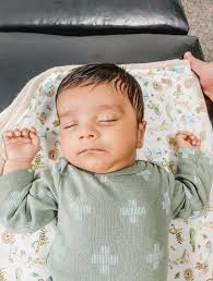 Baby Sebastian after his cranial sacral work with Dr. Heather! We love  seeing the babies relax so much when we work with them! Hours today 9-12  and 2-6pm. We are only open