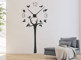 Wandtattoo Baumuhr Bei Wandtattoos De Wandtattoo Wandtattoo Kinderzimmer Wanduhren Wohnzimmer