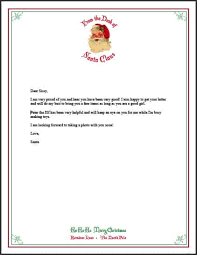 Written in fancy script, the words from the desk of help personalize this business letterhead. Free Printable Christmas Stationery From The Desk Of Santa Claus Letterhead Novocom Top