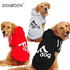 Click Image To Buy Donbook Large Size Dog Clothes For Big Dogs Golden Retriever Winter Pet Hoodie Sportswear 2xl 9 Big Dog Clothes Large Dog Clothes Big Dogs