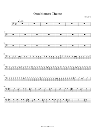 Orochimaru Theme Piano Sheet Music Best Music Sheet