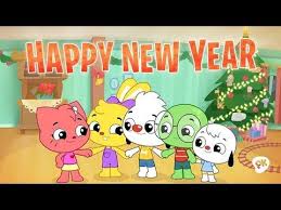 Happy New Year I Love To Learn New Year S Song For Kids Youtube Kids Songs Happy New Year Song New Years Song