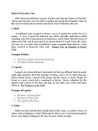 Latihan soal descriptive text english class. Kinds Of Narrative Text