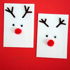 Handmade Christmas Card Ideas For Kids To Make Christmas Cards Kids Christmas Cards Handmade Reindeer Card