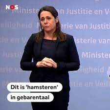 Als de verwachting is dat het aantal geïnfecteerden de komende weken. Nos Dit Is Niet Hamsteren In Gebarentaal Facebook