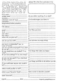 Pen Pal Info Sheet Penpal Pen Pal Letters Snail Mail Pen Pals