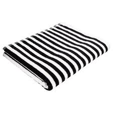 Black And White Striped Beach Towels Tesco Direct Tesco Black White Stripe Bath Towel Striped Bath Towels Black And White Towels White Towels