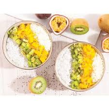 Pudding Aux Graines De Chia Et Lait De Coco Mangue Kiwi Et Fruit De La Passion Food Vegetables Breakfast