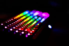 Multiple sizes available for all screen sizes. Rgb Light Night Keyboard Desk Colors Spectrum 5k Wallpaper Hdwallpaper Desktop Asus Hardware Components Device Storage