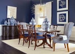 Whether it may be an all white room with bold blue accents or a reversed palette of dark blue canvas with white furniture and furnishings, this duo provides for more experimentation in accessorizing. Best Dining Room Ideas Designer Dining Rooms Decor Dining Room Blue And White