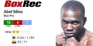 BoxRec: Abel Mina