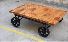 A striking coffee table with wheels can change your modern interior and add more functionality to it. Wood Coffee Table With Wheel Dimension 40 X 40 X 60 Cm Id 11443693591