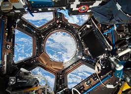 Iss Cupola Module Poster Art Print By Synthwave 1950 Displate Space Station International Space Station Space Travel