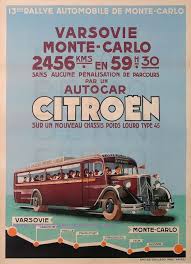 13eme Rallye Automobile De Monte Carlo Autocar Citroen Citroen Citroen Traction Citroen Car