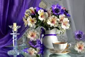 Here is a beautiful collection of good morning coffee images to download and share for free with your him or her, your family, your children, your friend, a special person and friends all, on facebook, whatsapp , instagram, pinterest and any other social media you prefer. Tea Time Candle Pretty Lovely Time Vase Bonito Spring Tea Still Life Hd Wallpaper Peakpx