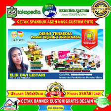 Situs ini menampung lebih dari 7000 situs, sehingga anda dapat menemukan ide baru dan bermanfaat untuk berbagai macam proyek membuat website. Jual Spanduk Nasa Custom Agen Distributor Bisnis Produk Herbal Dan Organik Kab Jombang Cah Rantau Tokopedia