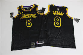 Los angeles lakers unveil their new city edition jersey (photo by kevork all 30 nba city edition jerseys have been released. Men S Los Angeles Lakers Kobe Bryant No 8 Black Swingman Jersey City Edition Los Angeles Lakers Elmontsoccershop