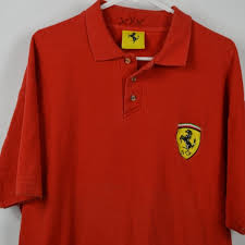 Keep your look fresh with the latest arrivals in men's clothing , accessories and shoes. Ferrari Shirts Vintage Ferrari Mens Large F Collared Polo Shirt Poshmark