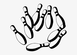 Download Svg Library Library Bowling Pins Clip Art At Clker Bowling Pins Clipart Black And White 600x507 Png Download Pngkit