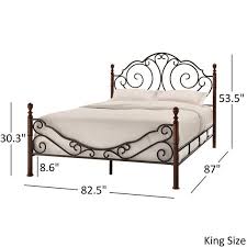 Overstock Com Online Shopping Bedding Furniture Electronics Jewelry Clothing More Iron Bed Bed Frame And Headboard Steel Bed Design