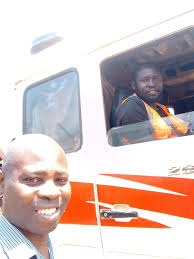 Got my Little Jesus ridding along with me in my bus. He keeps me company  when I have no students