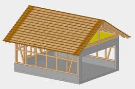 Eine schöne zusammenstellung die den aufbau einer garage mit satteldach zeigt. Garagen Und Carports Renner Holzbau Lehmbau Baustoffe