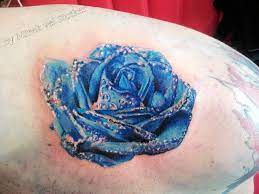 Blue Rose Tattoo By Mirek Vel Stotker Blue Rose Tattoo Blue Rose Tattoo Meaning Rose Tattoo