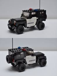 Black And White Police Car For Sale Lego City Police Jeep Rubicon Truck Black White Suv Speed Champions Custom Ebay Lego Wheels Lego Lego Cars